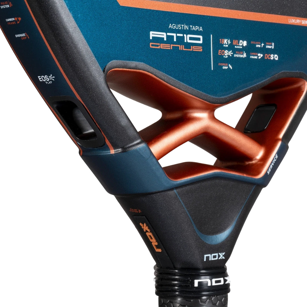 Nox Padel Racket AT10 Genius Attack 18K Alum 2025 by Agustin Tapia