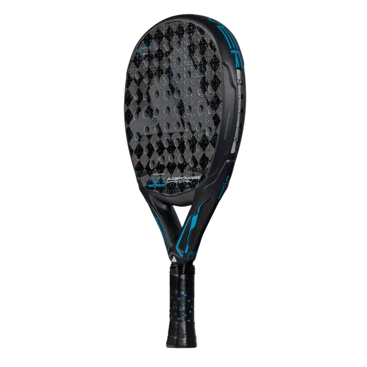 A image of adidas adipower multiweight ctrl 3.4 padel racket by Alex Ruiz from the left side view.