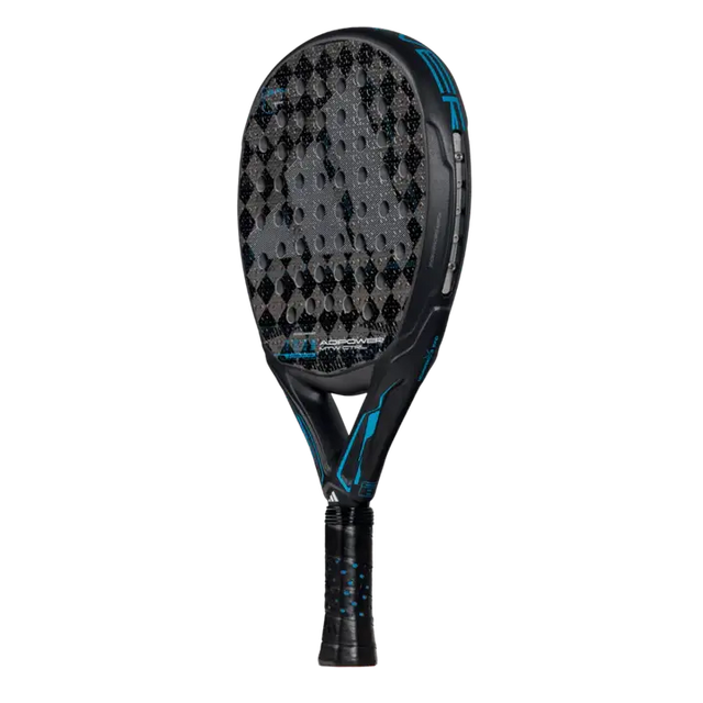 A image of adidas adipower multiweight ctrl 3.4 padel racket by Alex Ruiz from the left side view.