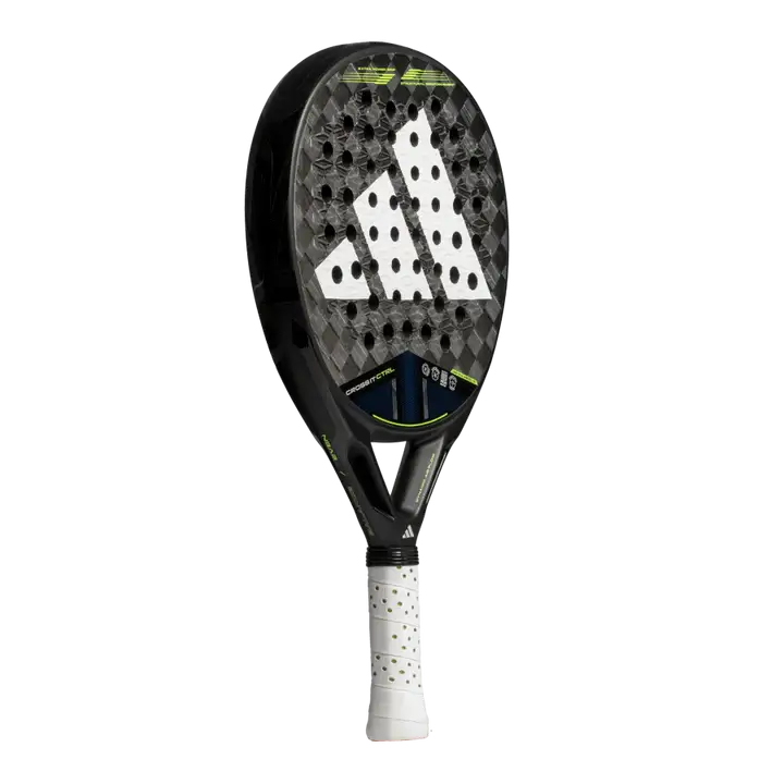 A image of adidas cross it ctrl 3.4 2025 padel racket from the view of the left. 