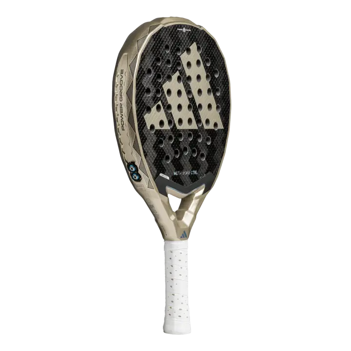 A image of the adidas padel racket metalbone ctrl 3.4 2025 a view of the right side of the racket. 