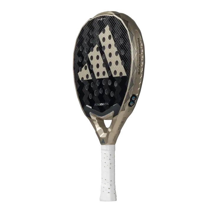 A image of adidas padel racket metalbone ctrl 3.4 2025 from the view of the left. 